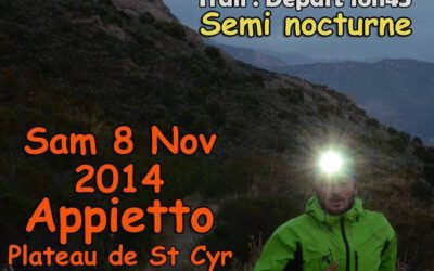 Trail en Corse – 8 novembre 2014 au profit de la spondyloarthrite